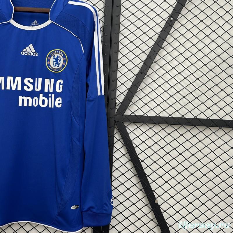06/07 Retro Long Sleeve Chelsea Home Jersey