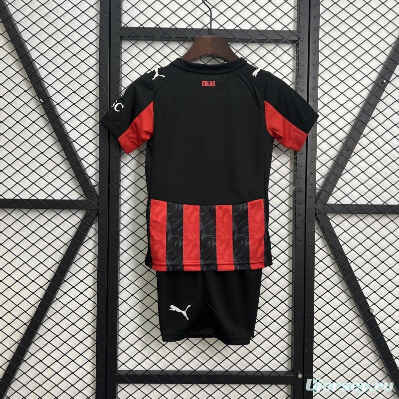 25/26 Kids AC Milan Home Size 16-28 Jersey