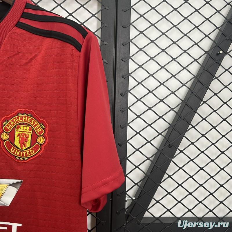 18/19 Retro Manchester United Home Jersey