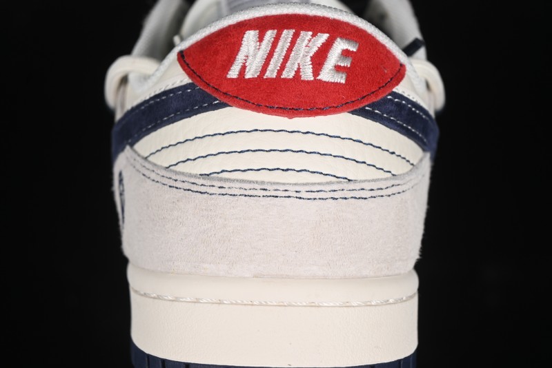 Nike SB Dunk Low BAPE Collaboration - Strap Blue Swoosh Anniversary Customized Low-Top Casual Sneakers SJ2068-298