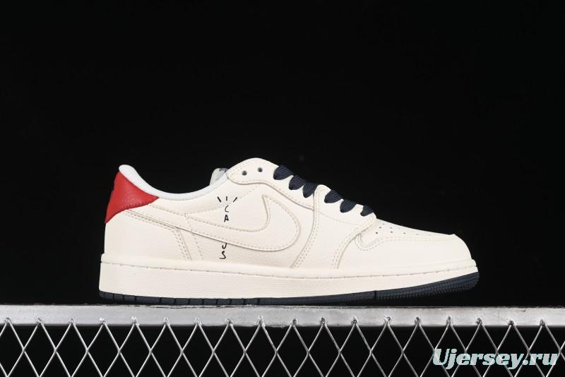 Nike Travis Scott x Fragment Design x Air Jordan 1 Low OG SP AJ1 - DIY1688-0