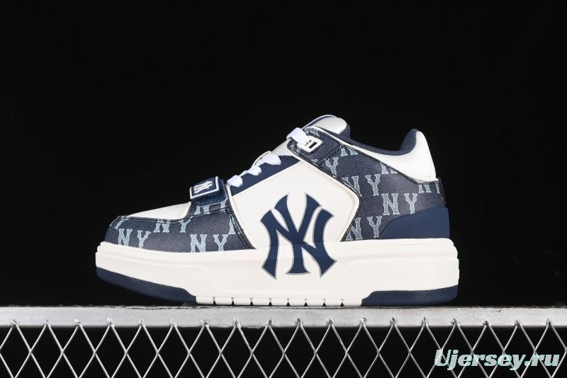 MLB Chunky Liner New York Yankees Lightweight Platform Sneakers with 6cm Height Increase - 3ASXCDN3N50NYD