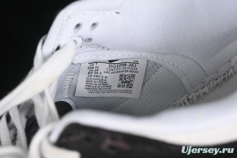 Nike SB Dunk Low LV Collaboration - Embossed White Black Print Anniversary High-End Custom Low-Top Casual Sneakers - DQ1098-361