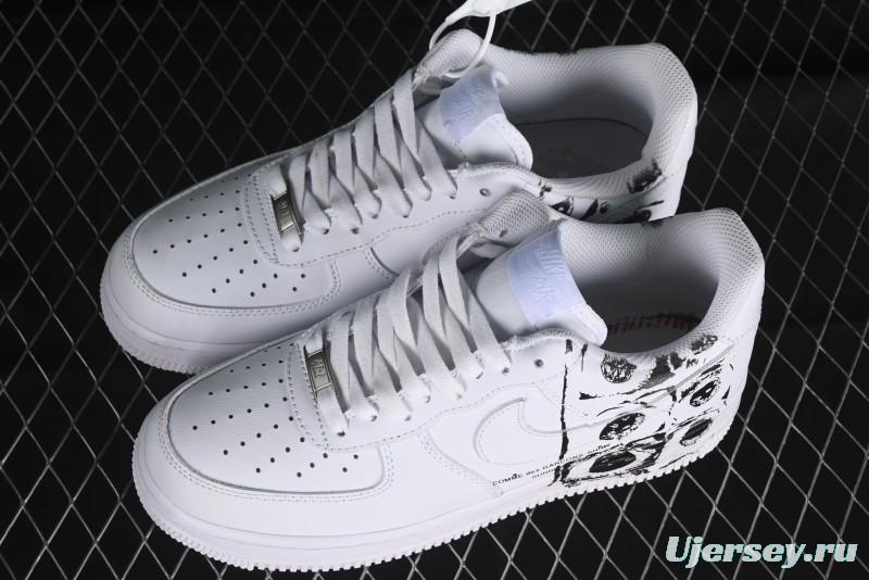 Comme des Garcons Shirt x Supreme x Nike Air Force 1 '07 Low Top Casual Sneakers - 923044-100