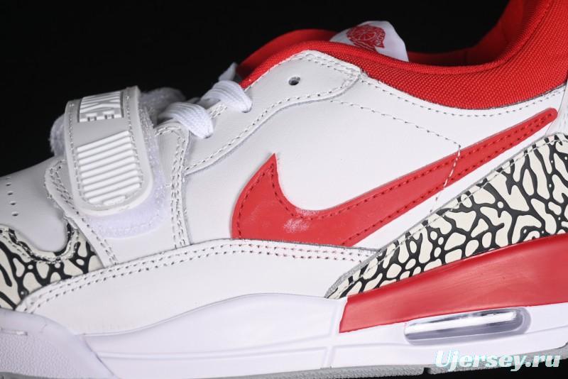 Nike Air Jordan Legacy 312 Low Sneakers with Velcro Strap and Triple Design - FQ7827-106