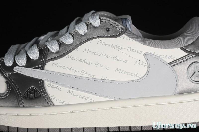 Nike Travis Scott x Fragment Design x Air Jordan 1 Low OG SP AJ1 Culture Casual Sneakers - AG3702-802