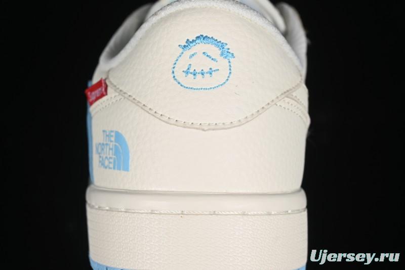 Nike Travis Scott x Fragment Design x Air Jordan 1 Low OG SP AJ1 Supreme North Face Collaboration - DIY1688-002