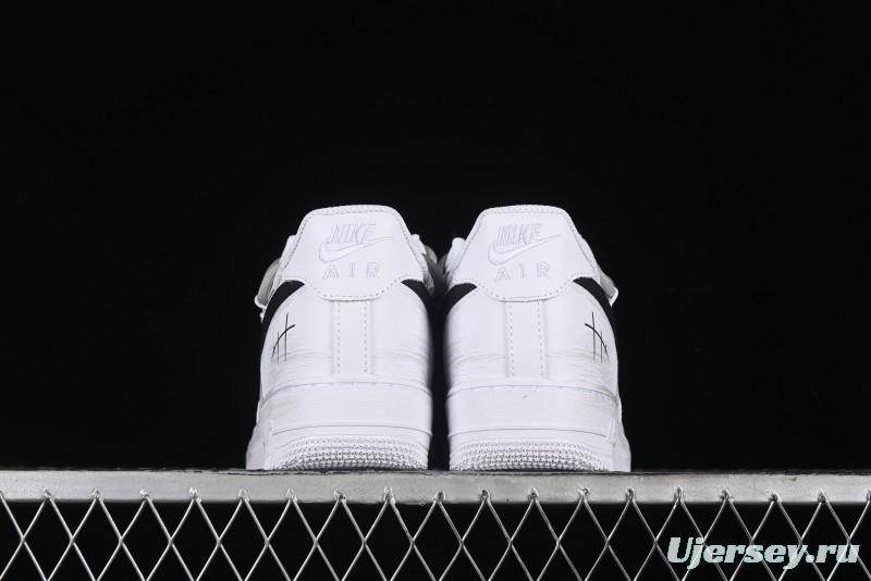 Nike Air Force 1 '07 Low Retro Street Spray Paint Anime Theme Maillard Style Casual Sneakers with Strap - ZH0316-039