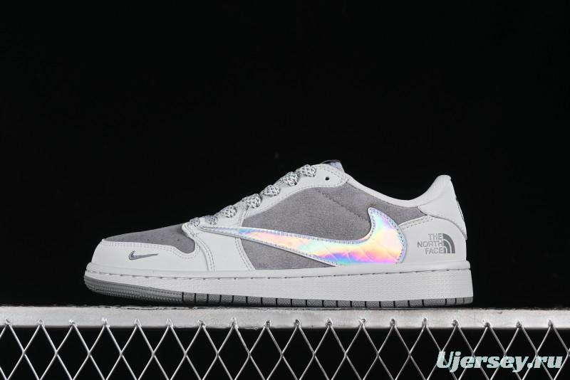 Nike Travis Scott x Fragment Design x Air Jordan 1 Low OG SP AJ1 Low Top Casual Sneakers - AG3702-803