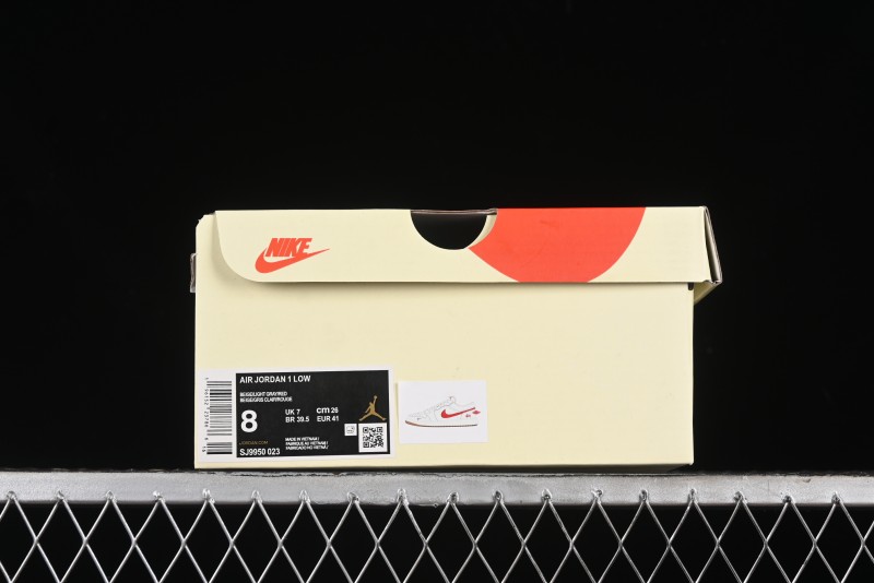 Nike Air Jordan 1 Low Stussy Collaboration - Pink Pig Retro Low-Top Basketball Shoes - SJ9950-023