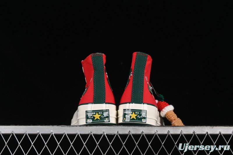 Converse 1970s Christmas Theme High Top Casual Sneakers for Winter - A12454C
