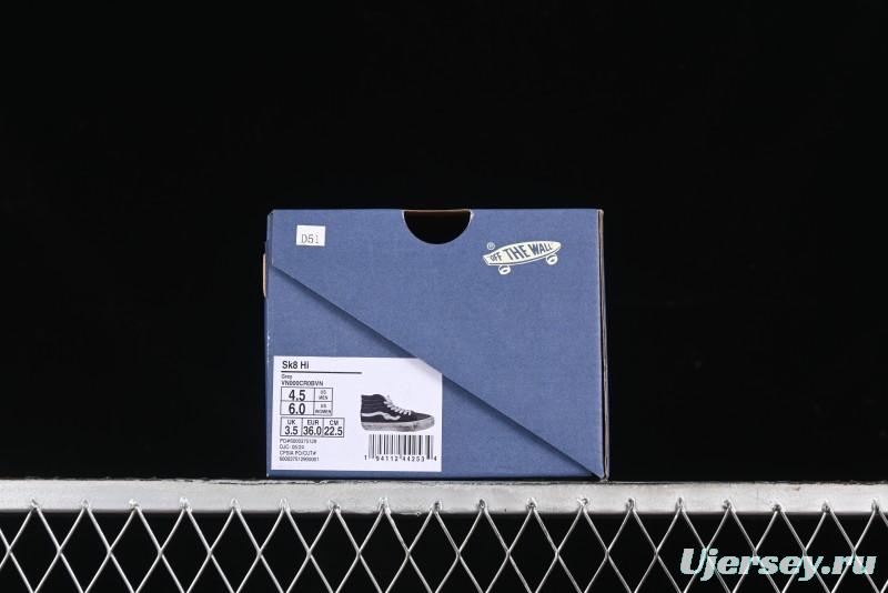 Vans Notre Premium Sk8-Hi High-Top Skate Shoes with Striped Design and Washed Effect - VN000CR0RVN