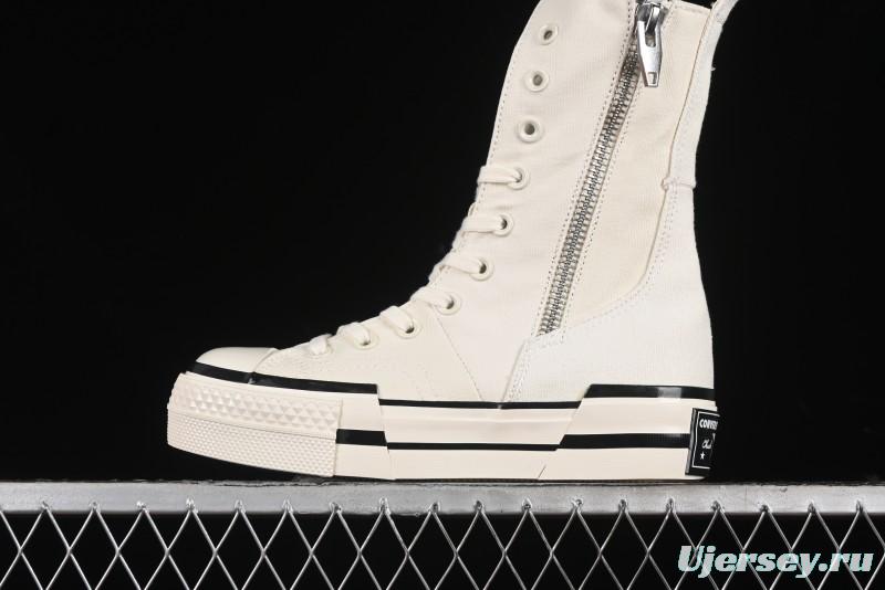 Converse Chuck 70 Plus X-High Deconstructed Platform Sneakers - A08261C