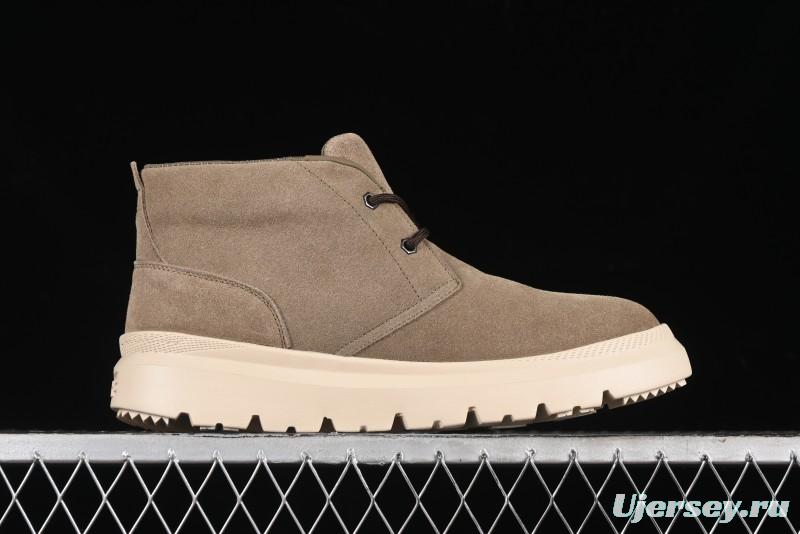 UGG Burleigh Chukka Comfort Flat Lace-Up Round Toe Casual Boots - 1151773
