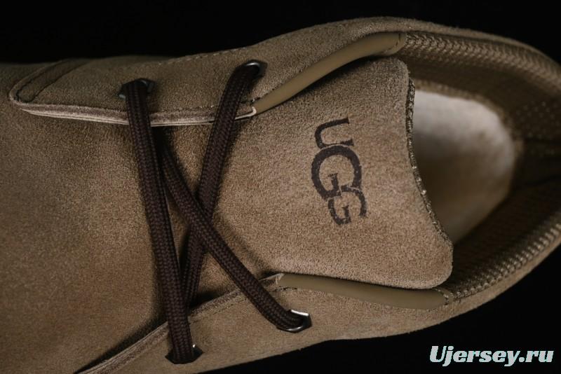 UGG Burleigh Chukka Comfort Flat Lace-Up Round Toe Casual Boots - 1151773