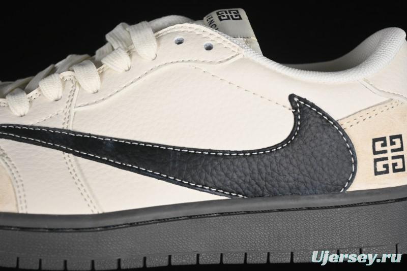 Nike Travis Scott x Fragment Design x Air Jordan 1 Low OG SP AJ1 Low Top Casual Sneakers - CF3688-030