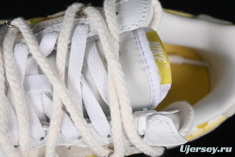 Nike Air Force 1 Fontanka Custom Graffiti Low-Top Casual Sneakers with Deconstructed Dual Laces - DV6984-001