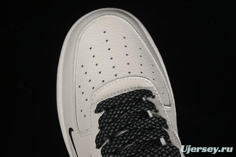 Nike Air Force 1 '07 Low QR Code Black Star Sneakers - CU1836-962