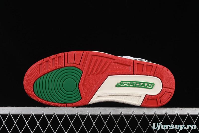 Nike Jordan Spizike Low AJ Retro Sneakers with Elephant Print and Multi-Element Design - 315371-125