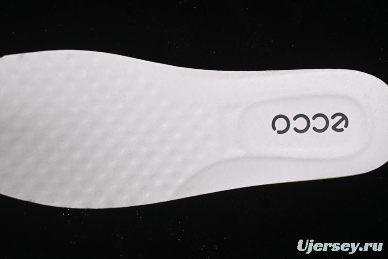 Ecco Street Light Series Autumn Height-Increasing Round-Toe Versatile Casual White Sneakers - 63311901001