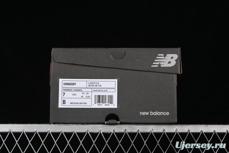 New Balance 9060 Retro Casual Running Sneakers with ABZORB Cushioning Technology - U9060GRY