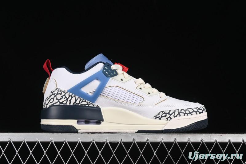 Nike Jordan Spizike Low AJ Hybrid Elements White Blue Culture Casual Sneakers - HM3712-164