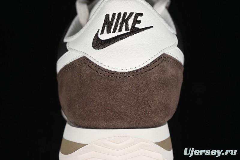 Nike Classic Cortez Leather Retro Running Shoes - DZ2795-200