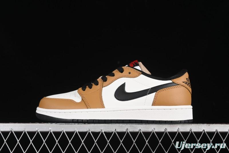 Nike Air Jordan 1 Low OG AJ1 Black Brown Low-Top Lifestyle Basketball Shoes - CZ0790-107