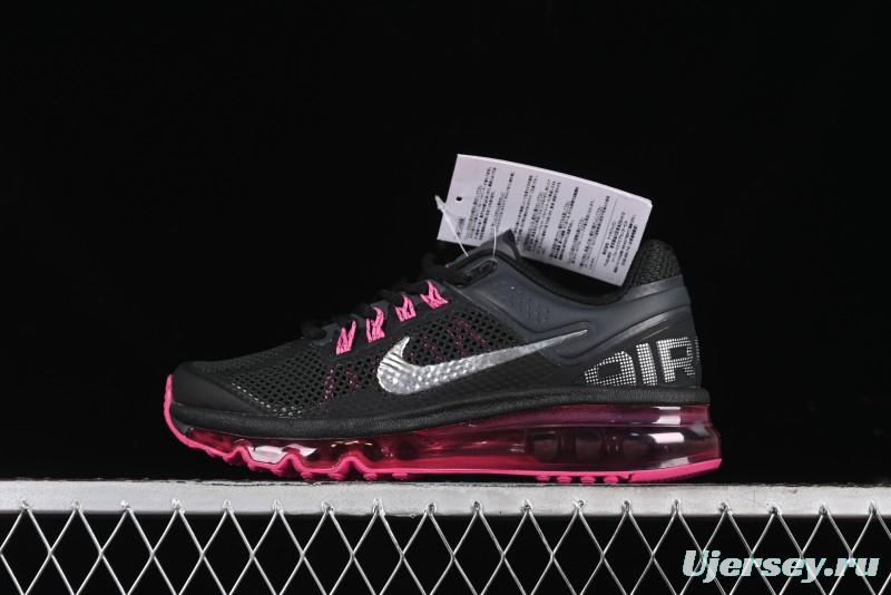 Nike Air Max 2013 Retro Breathable Mesh Cushioned Running Shoes - 555753-001