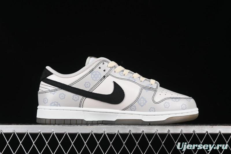 Nike Dunk Low Retro Casual Sneakers with Ancient Tang Print Design - FJ4188-001