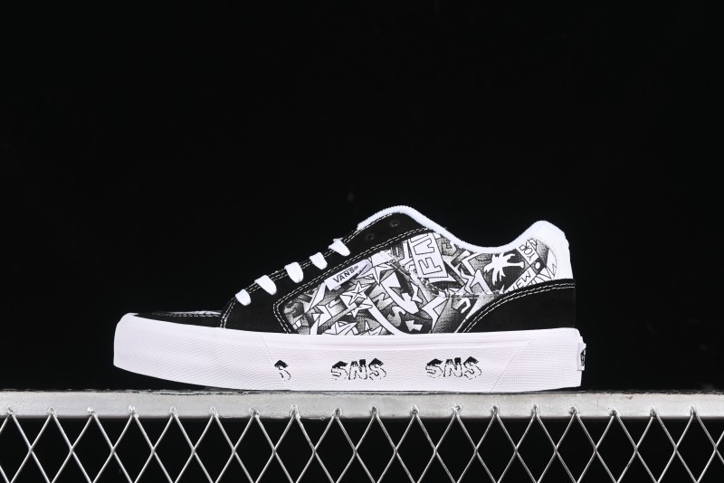 Vans Classics Knu Skool Retro Skate Shoes with Enlarged Toe and Thickened Tongue - VN000CZWBHJ