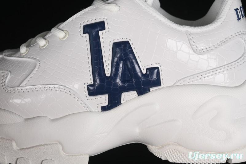 New York Yankees MLB Bigball Chunky Window Croco Thick Sole Casual Running Shoes - 3ASHBLA4N07WHS