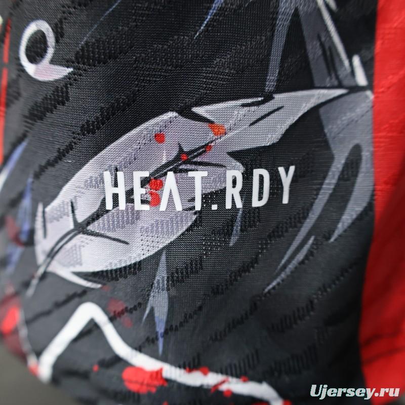 Player Version 2025 Japan National Team Black with Anime Character Design Jersey