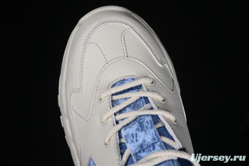 New York Yankees MLB Bigball Chunky Window Velvet Monogram Thick Sole Casual Running Shoes - 3ASHWVM4650NYS