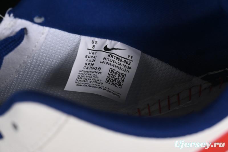 Nike Air Force 1 '07 Low Champion Collaboration - Blue White Red Low-Top Casual Sneakers - KK1988-002