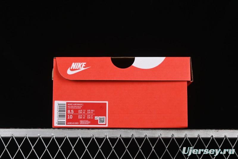 Nike Air Max 1 Retro Running Shoes with Half-Sole Air Cushion - AH8145-003