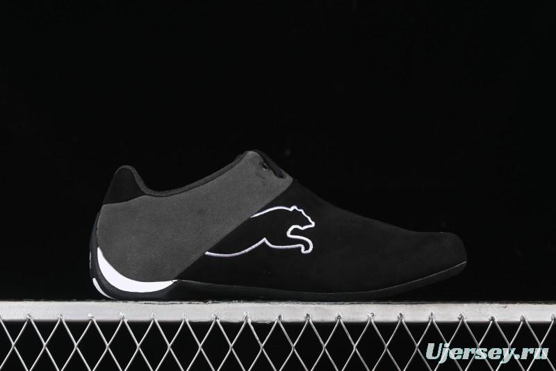 Puma Sparco Future Round Toe Lace-Up Leather Cowhide Fabric Low-Top Lifestyle Casual Shoes - 307936-01