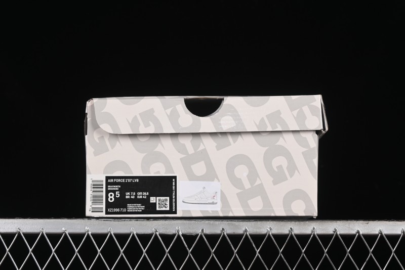 Nike Air Force 1 '07 Low Supreme The North Face Collaboration - Beige Grey Low-Top Casual Sneakers - XZ1996-710