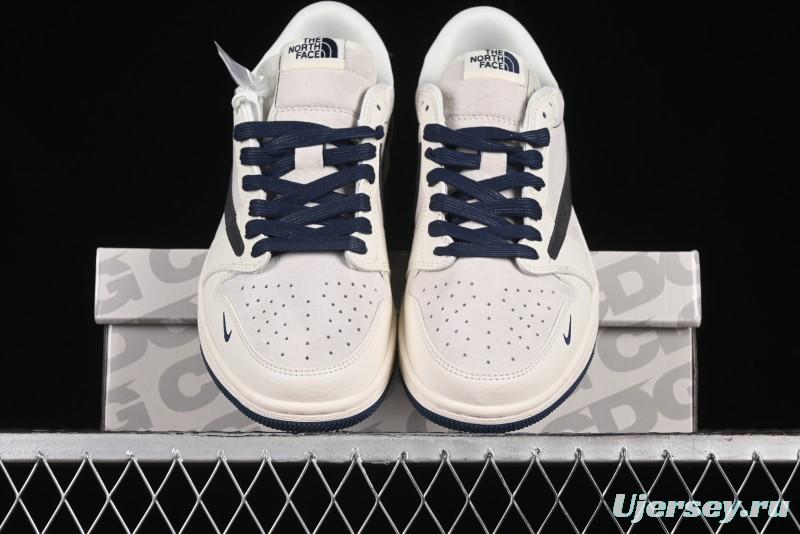 Nike Travis Scott x Fragment Design x Air Jordan 1 Low OG SP AJ1 Low Top Casual Sneakers - XY2688-110