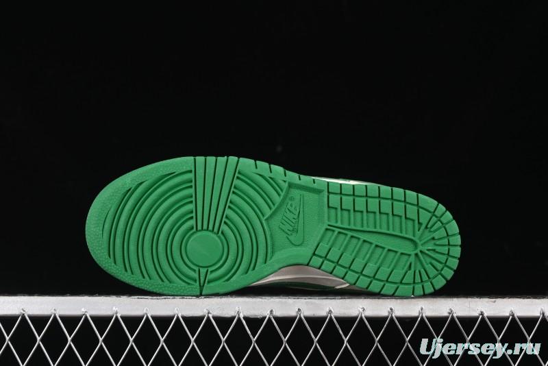 Nike SB Dunk Low Gucci Collaboration - Custom Patchwork Green Swoosh Anniversary Edition Low-Top Casual Skate Shoes - KK1688-053