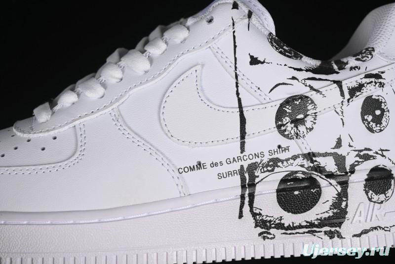 Comme des Garcons Shirt x Supreme x Nike Air Force 1 '07 Low Top Casual Sneakers - 923044-100