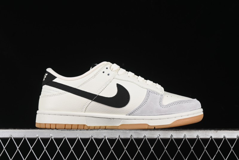 Nike SB Dunk Low Black 8 Collaboration - Beige Grey Black Gum Anniversary Custom Low-Top Casual Skate Shoes - CH6336-227