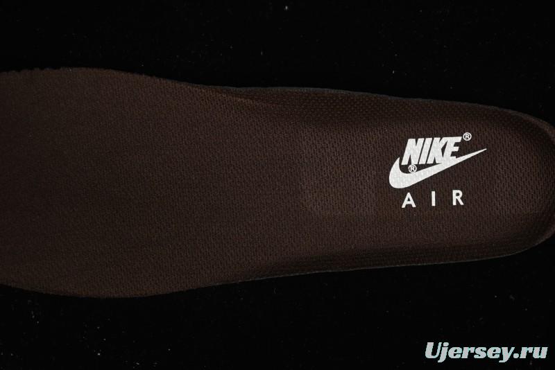 Nike Air Force 1 '07 Low UN Collaboration Casual Sneakers in Off-White with Yellow Stitch - KK3333-002