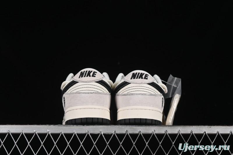 Nike SB Dunk Low BAPE Collaboration - Strap Black Hook Anniversary High-End Custom Low-Top Casual Skate Shoes SJ2068-299