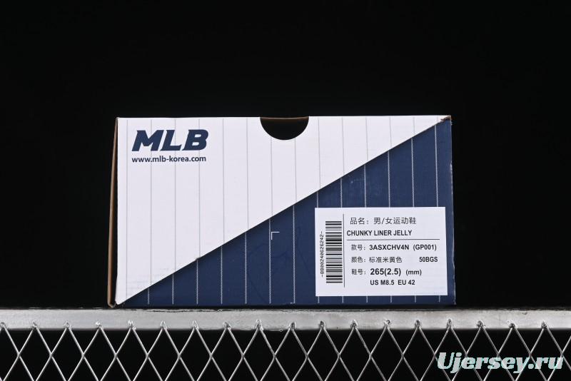 MLB Chunky Liner Jelly Lightweight Platform Sneakers with 6cm Height Increase - 3ASXCHV4N50BGS