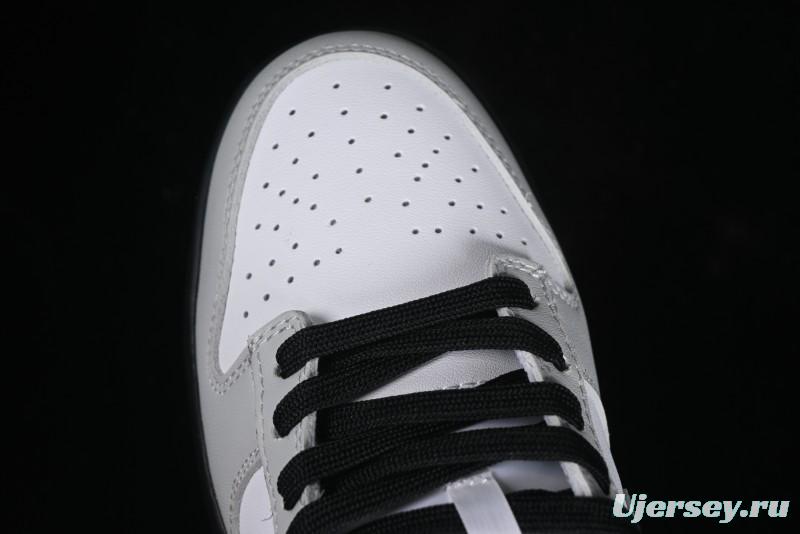 Nike Dunk Low "Glitter Swoosh" Light Silver SB Low-Top Casual Skate Shoes - HQ3462-191
