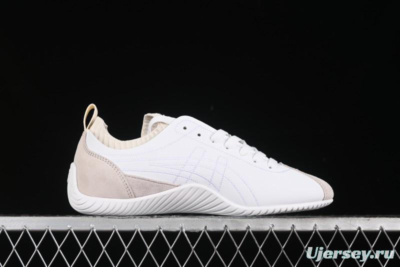 Onitsuka Tiger Sclaw Low-Top Lifestyle Casual Shoes with Comfortable Slip-Resistant Durable Design - 1183B969-101