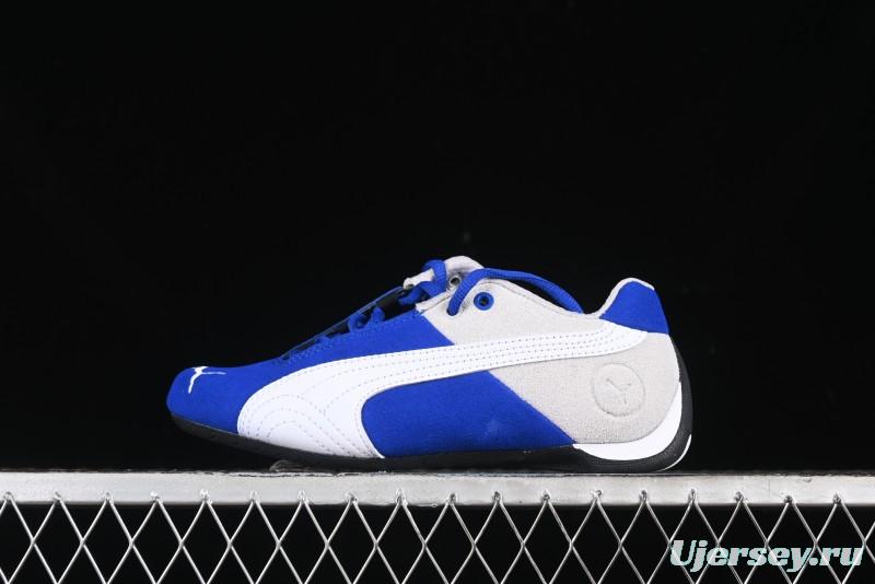 Puma Sparco Future Round Toe Lace-Up Leather Fabric Low-Top Lifestyle Casual Shoes - 307936-02