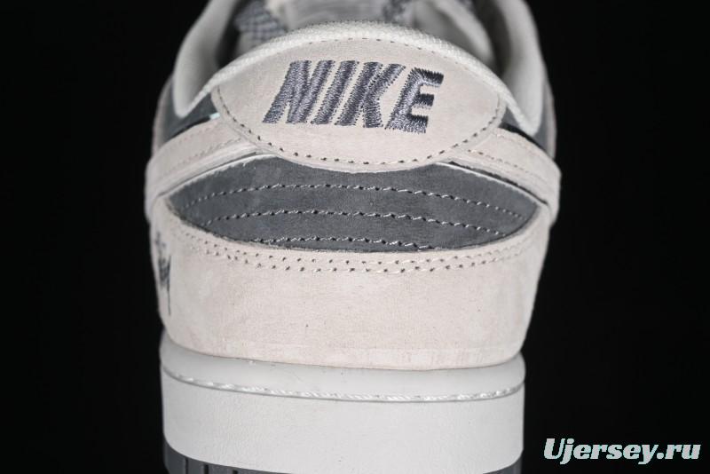 Nike SB Dunk Low Stussy Anniversary Edition Premium Custom Low-Top Casual Sneakers - XX2025-578