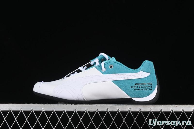 Puma Sparco Future Round Toe Lace-Up Leather Fabric Low-Top Lifestyle Casual Shoes - 307891-01